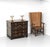 A small proportion Charles II joined oak chest of drawers with applied geometric mouldings to the façade and a deep, rich...