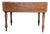 Antique American Drop Leaf Table One Drawer Turned Legs 19th C Mahogany For Sale