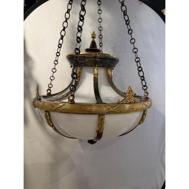 Bronze 1900 Caldwell Bronze Light Fixture For Sale - Image 8 of 8