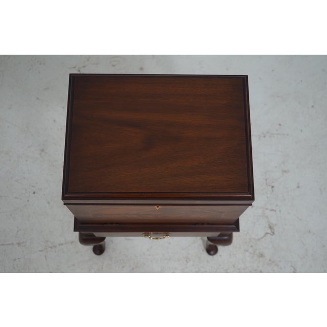 Henkel Harris Mahogany Fall Front Silver Chest For Sale In Philadelphia - Image 6 of 18