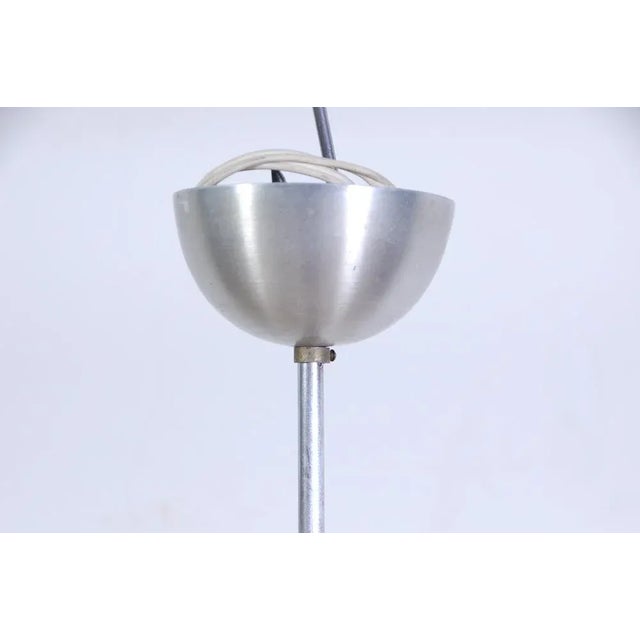 Mid-Century Modern Mid-Century Glass Ceiling Lamp, 1950s For Sale - Image 3 of 10