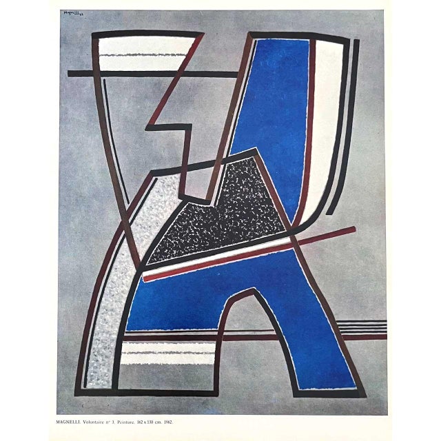 Artist: Alberto Magnelli Country: Italy Title: Volontaire n° 3 (after painting) Medium: Offset Marks: Not signed, not...
