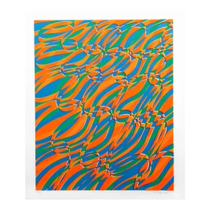 Untitled 2, from the Aquarius Suite, Stanley William Hayter Screen Print