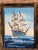 1960s Small Vintage Ship Painting For Sale - Image 5 of 7