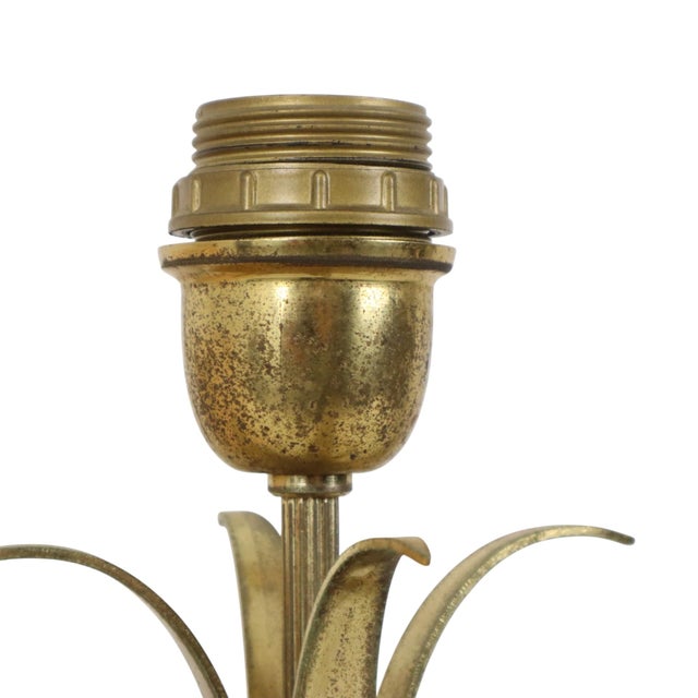 Vintage Palm Tree Pineapple Table Lamp from Massive, 1970s For Sale - Image 13 of 18