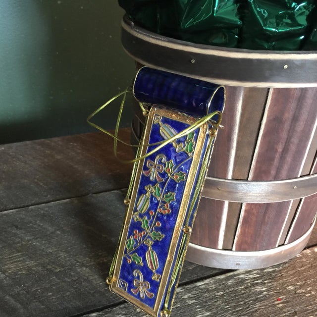 Reminiscent of the work of Peter Faberge, jeweler to the Czar, a vintage Russian enameled style sled will adorn your...