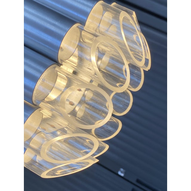 Vintage B-1205 Pendant Light in Aluminum and Acrylic Glass from Raak Amsterdam, 1960s For Sale - Image 9 of 18