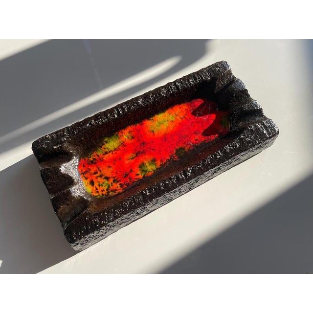 Mid-Century Modern Mid-Century Modern Fat Lava Asbak by Jan Van Erp For Sale - Image 3 of 8