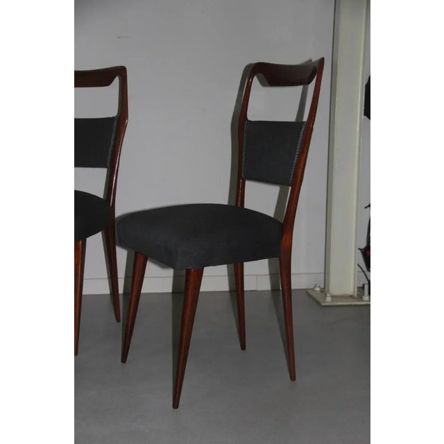 Mid-Century Italian Chairs, 1950s, Set of 6 For Sale - Image 4 of 12