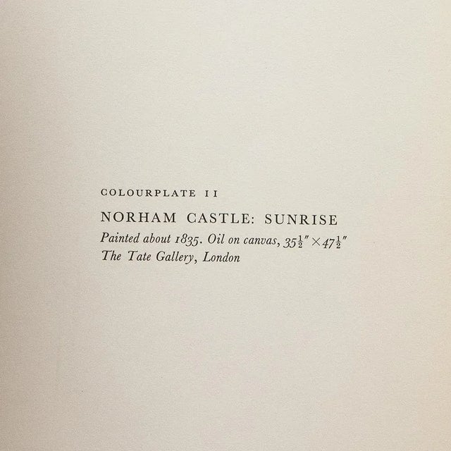 1960s 1960 After Joseph Turner "Norham Castle: Sunrise" Vintage First Limited Edition Print For Sale - Image 5 of 8