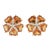 Christina Addison 18kt Yellow Gold Sand Dollar Earring With Citrine and Diamonds - a Pair For Sale