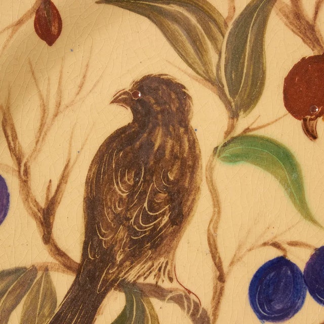 Ceramic Traditional Hand Painted Plate by Diaz Costa, Catalan, 1960s For Sale - Image 4 of 10