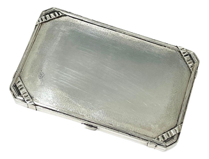Swiss Silver Card Case by A.D.A.R., 1920s