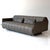 c. 1970s. Switzerland. Leather sleeper sofa with pull out to become a queen size bed.