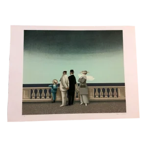 Mid 20th Century Mid-Century Modern Unframed By the Sea Jan Balet Hand Signed Lithograph 3/300