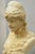 Vintage Victorian Style Carved Marble Young Lady Maiden Bust Statue Sculpture For Sale - Image 12 of 16