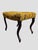 Transitional Lee Industries Ottoman Lady Goldenrod Fabric Nailheads For Sale - Image 3 of 11