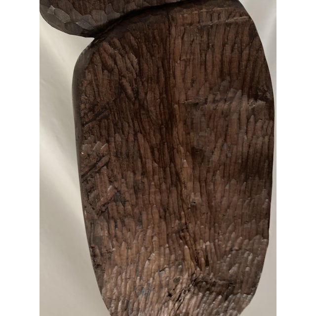 Wood Face Sculpture, 1973, Wood For Sale - Image 7 of 10