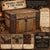 Chestnut 1930s Haunted Heirlooms Masterpiece The Sisters’ Trunk For Sale - Image 8 of 11