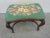 Louis XV Style Walnut Needlepoint Vanity Bench For Sale - Image 4 of 7