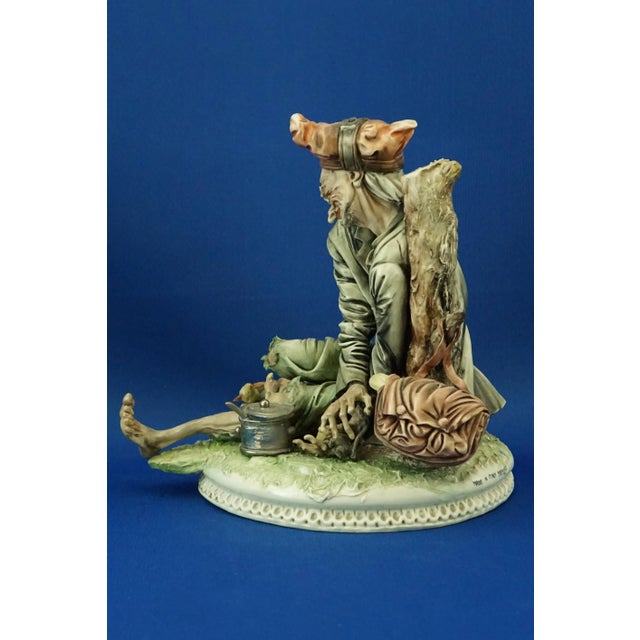 20th Century Porcelain Figurine of Poodle in Ironic Caricatural Style by Tiziano Galli, Italy, 1950s For Sale - Image 4 of 18