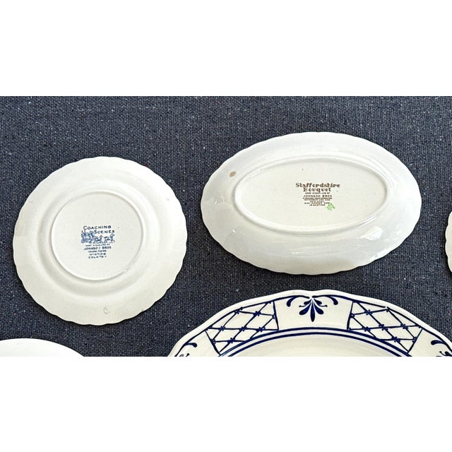 Mid 20th Century English Wall Plate Design Collection - Set of 9 Curated Plates For Sale - Image 14 of 16