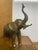 Mid 20th Century Vintage Mid 20th Century Brass Elephant Sculpture For Sale - Image 5 of 5