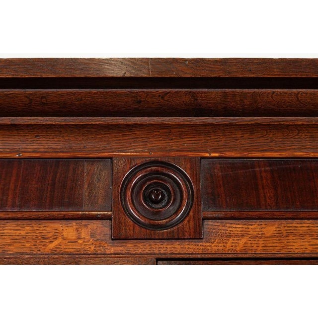 Large 19th Century English Georgian Oak Housekeepers Cupboard, 1820 For Sale - Image 13 of 18