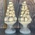 Elevate your garden or home decor with this pair of Vintage Regency Cast Concrete Fruit Topiaries. These American-style...