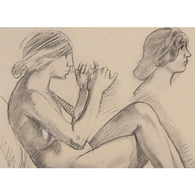 Maurice Denis, Study for the Flute Player, Early 20th Century, Original Lithograph For Sale - Image 4 of 6