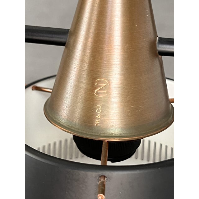 Vintage Norwegian Ceiling Lamp by T. Røste & Co, 1960s For Sale - Image 4 of 9