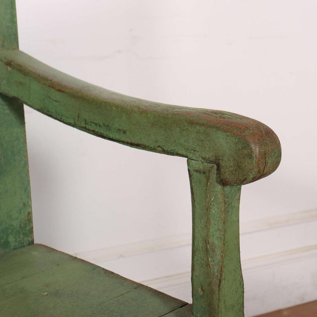 Vintage Welsh Farmhouse Bench in Pine For Sale - Image 11 of 12