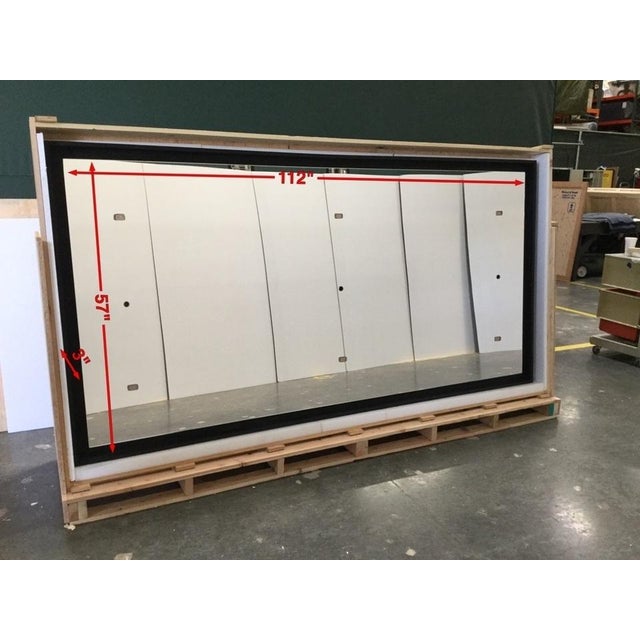 Contemporary Large Mirror With Hanging Hardware For Sale - Image 3 of 7