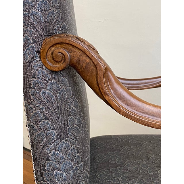 Early 20th Century French Carved Upholstered Side Chair For Sale - Image 11 of 13