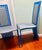 1980s Pair of Post Modern 80s Dinning Chairs For Sale - Image 5 of 6