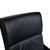 Black Leather Ego Armchair with Manual Function from Rolf Benz For Sale - Image 5 of 15