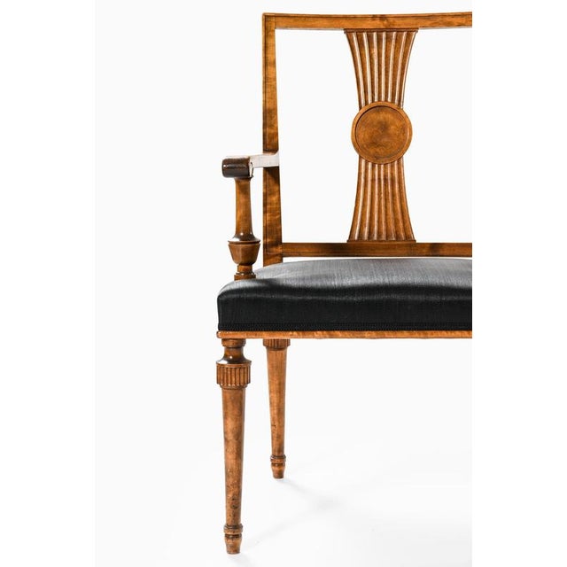 Axel Einar Hjorth Armchair in Birch and Horsehair by Axel Einar Hjorth, 1930s For Sale - Image 4 of 9