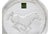 Etched Japanese crystal wine coaster with galloping horse. Original retail sticker attached.