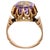 Mid 18th Century Mid 19th Century 14kr Victorian Inlaid Amethyst & Diamond Ring, Size 2 3/4 For Sale - Image 5 of 5