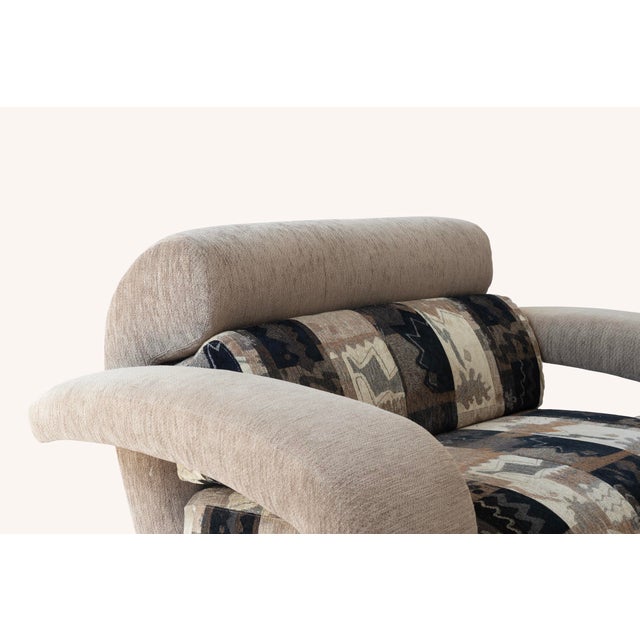 Pair of Weiman Lounge Chairs in the Style of Vladimir Kagan For Sale - Image 11 of 13