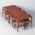 Møller dining set from 1960s denmark, comprising an extendable teak dining table and eight marked model 75 chairs designed...