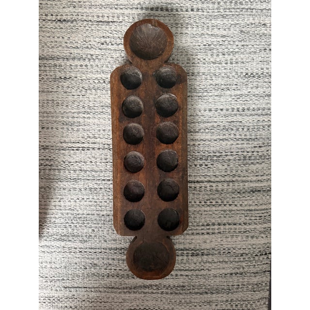 Mid 20th Century Vintage Rustic African Mancala Board For Sale - Image 5 of 8