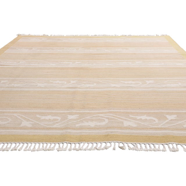 Mid-Century Modern Vintage Swedish Rollakan Rug, 06'07 X 09'03 For Sale - Image 3 of 10