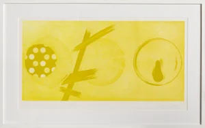 James Rosenquist, "Yellow Lamps", Abstract Expressionist Print