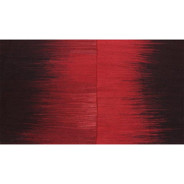 Textile Handwoven Persian Kilim Area Rug 10’9″ X 13’4″ For Sale - Image 7 of 7