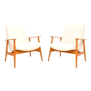 Vintage Danish Lounge Chairs, 1950s, Set of 2 For Sale