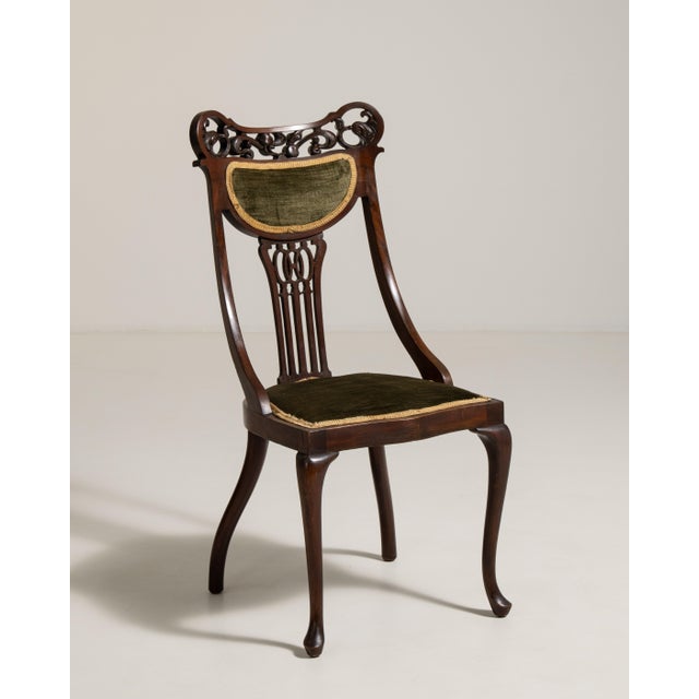 Mahogany Chair with Upholstered Seat, Antique, United Kingdom, 19th Century For Sale - Image 11 of 11