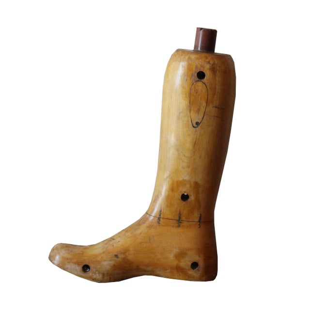 Early 20th Century Early-Mid 20th Century Cobbler's Boot Last/Form #4 For Sale - Image 5 of 5