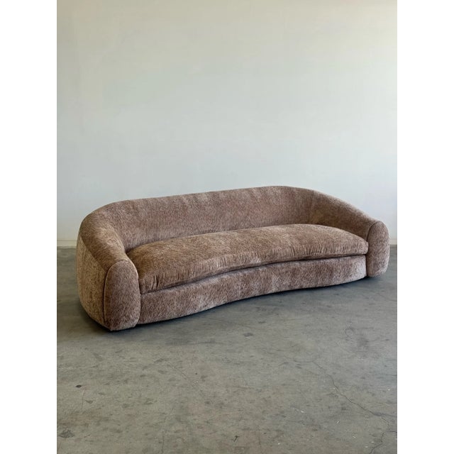 Vintage Custom Made Royère Style Sofa For Sale - Image 4 of 7
