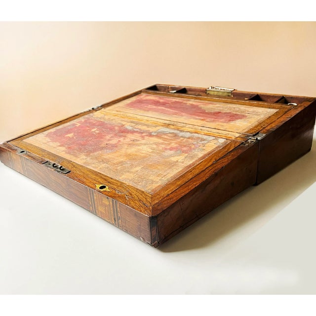 Mid-19th Century (Circa 1850–1870) English Tunbridge Ware Writing Slope For Sale - Image 14 of 14